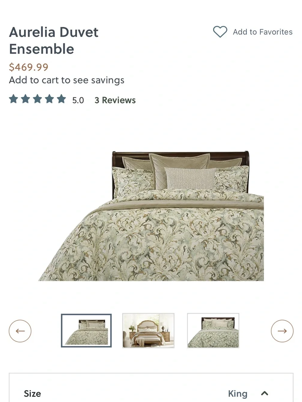 King Duvet Ensemble by Art of Home from Ann Gish, New